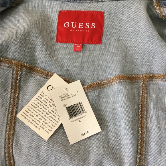 Guess jean jacket NEW - Picture 10 of 11